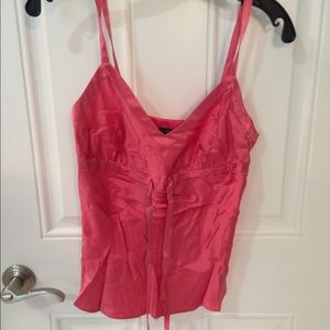 J.CREW Pink Silk Tank Camisole XS